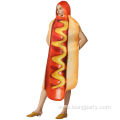 Funny 3D Print Food Sausage Costume